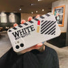 HypedEffect 2021 OFF WHITE Leather Fabric iPhone Case