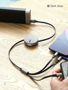 HypedEffect 3 in 1 Retractable Cable for iPhone