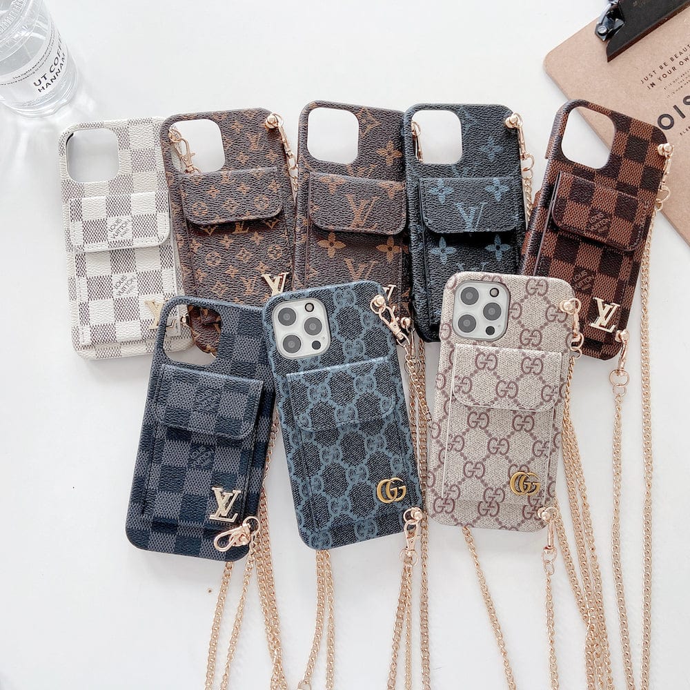 HypedEffect Back Pocket Louis Vuitton And Gucci Phone Case For Samsung