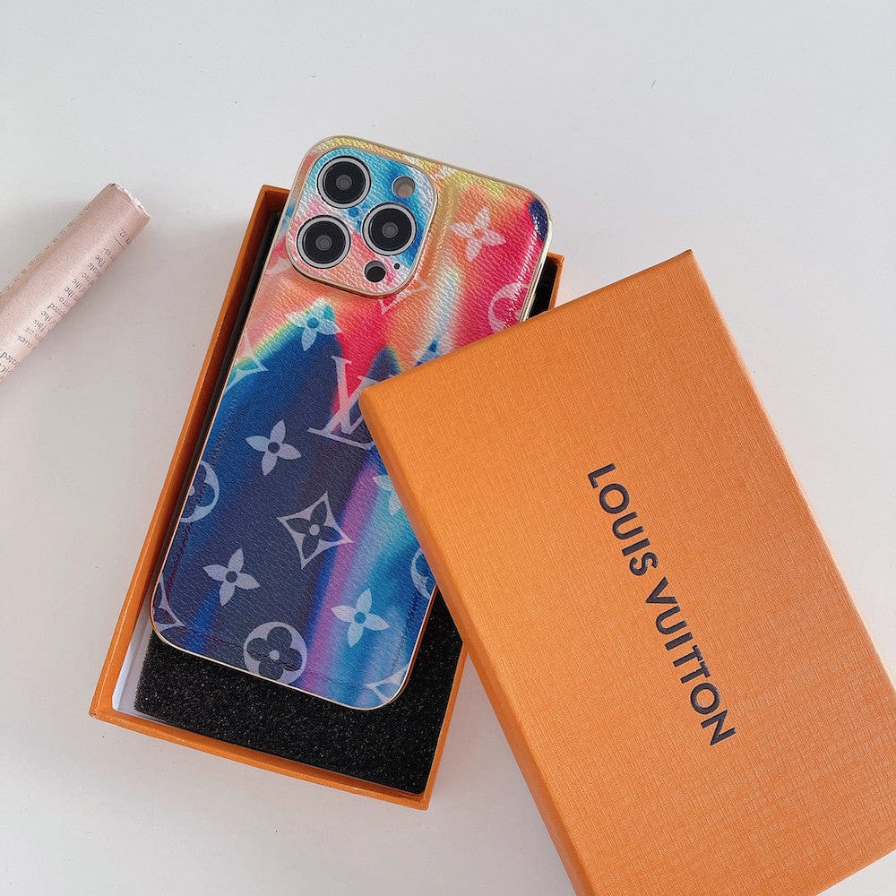 HypedEffect Bleach Rainbow Louis Vuitton Cases for iPhone 11, 12, 13, and 14 Pro Max