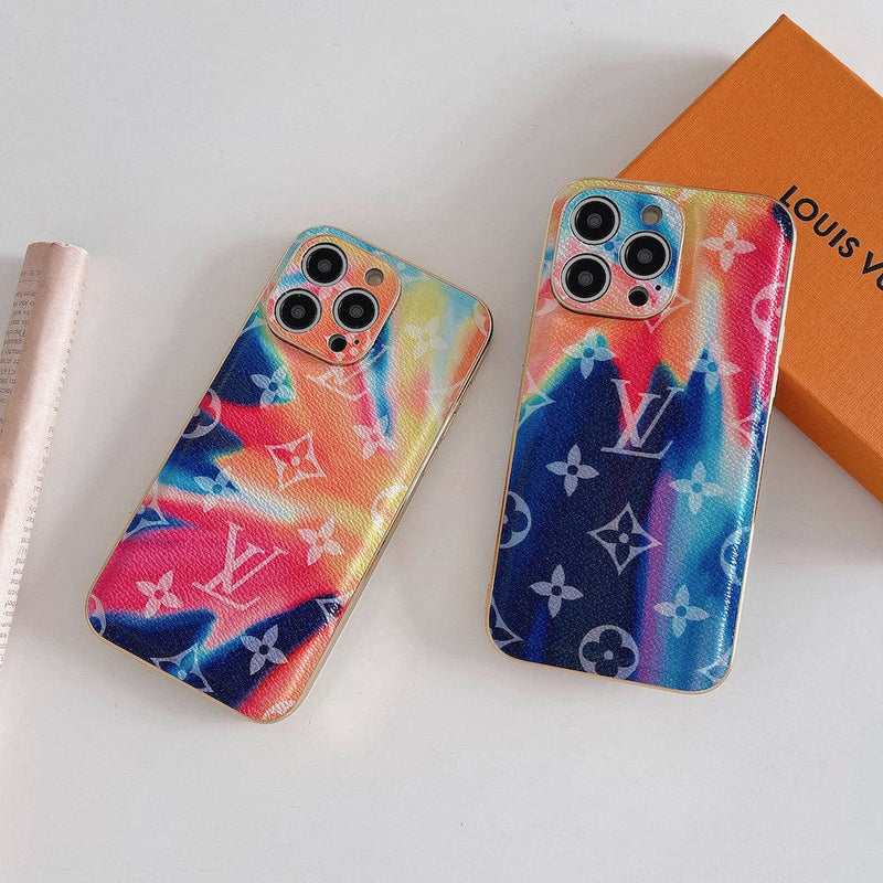 HypedEffect Bleach Rainbow Louis Vuitton Cases for iPhone 11, 12, 13, and 14 Pro Max