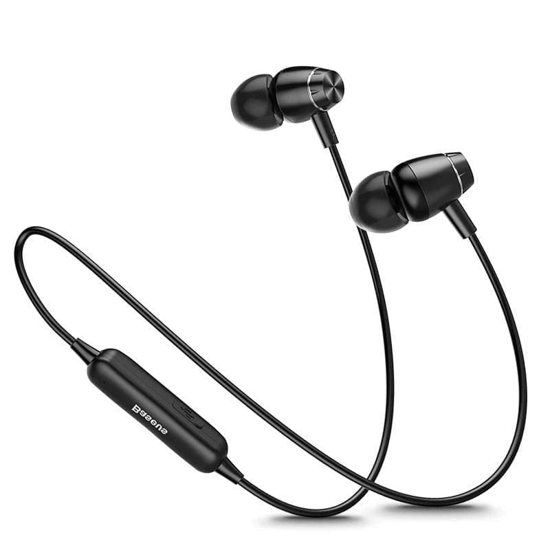 HypedEffect Bluetooth Earphones 1 wire for charging two sets of ear buds (small and large) 1 clip