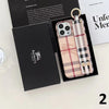 HypedEffect Burberry Phone Cases for iPhone 14 | Leather Burberry iPhone Case