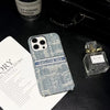 HypedEffect Christian Dior Denim-Inspired iPhone Case with Hand Strap