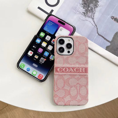 HypedEffect Coach Signature iPhone Case – Available for iPhone 11 to iPhone 15