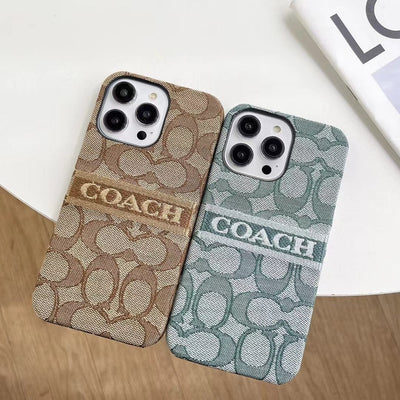 HypedEffect Coach Signature iPhone Case – Available for iPhone 11 to iPhone 15