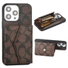 HypedEffect Coach Signature iPhone Case with Card Holder – Available for iPhone 11 to iPhone 16