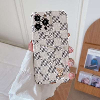 HypedEffect Famous Louis Vuitton & Gucci Patterns iPhone Cases with Extra Pouch