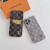 HypedEffect Famous Louis Vuitton & Gucci Patterns iPhone Cases with Extra Pouch