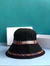 HypedEffect Fashioned Balenciaga Rainbow Black Bucket Hat