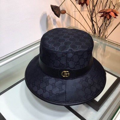 HypedEffect Gucci Black & Brown Bucket Hat - Gucci Pattern