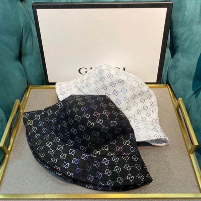 HypedEffect Gucci Black & White Bucket Hat - GG Pattern