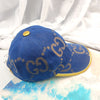 HypedEffect Gucci Blue Cap with Yellow Golden Touch