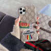 HypedEffect Gucci Iphone Cases With Card Pockets (iPhone 12 to 14)