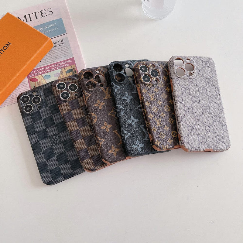 HypedEffect Gucci Leather Samsung Protective Cover | Galaxy 23 Ultra Cases