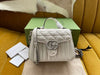 HypedEffect Gucci Marmont mini Crocodile Bag - White