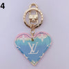 HypedEffect Heart Louis Vuitton And Gucci Keychain