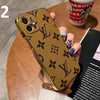 HypedEffect High End Leather Louis Vuitton iPhone Case