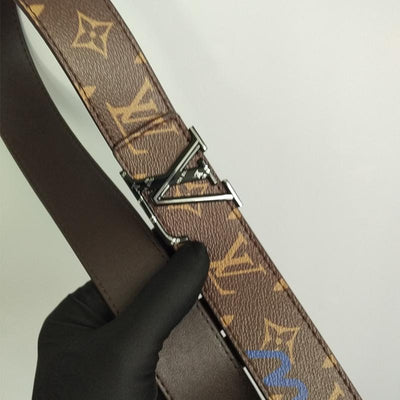 HypedEffect High Fashion Leather Louis Vuitton Belt for men