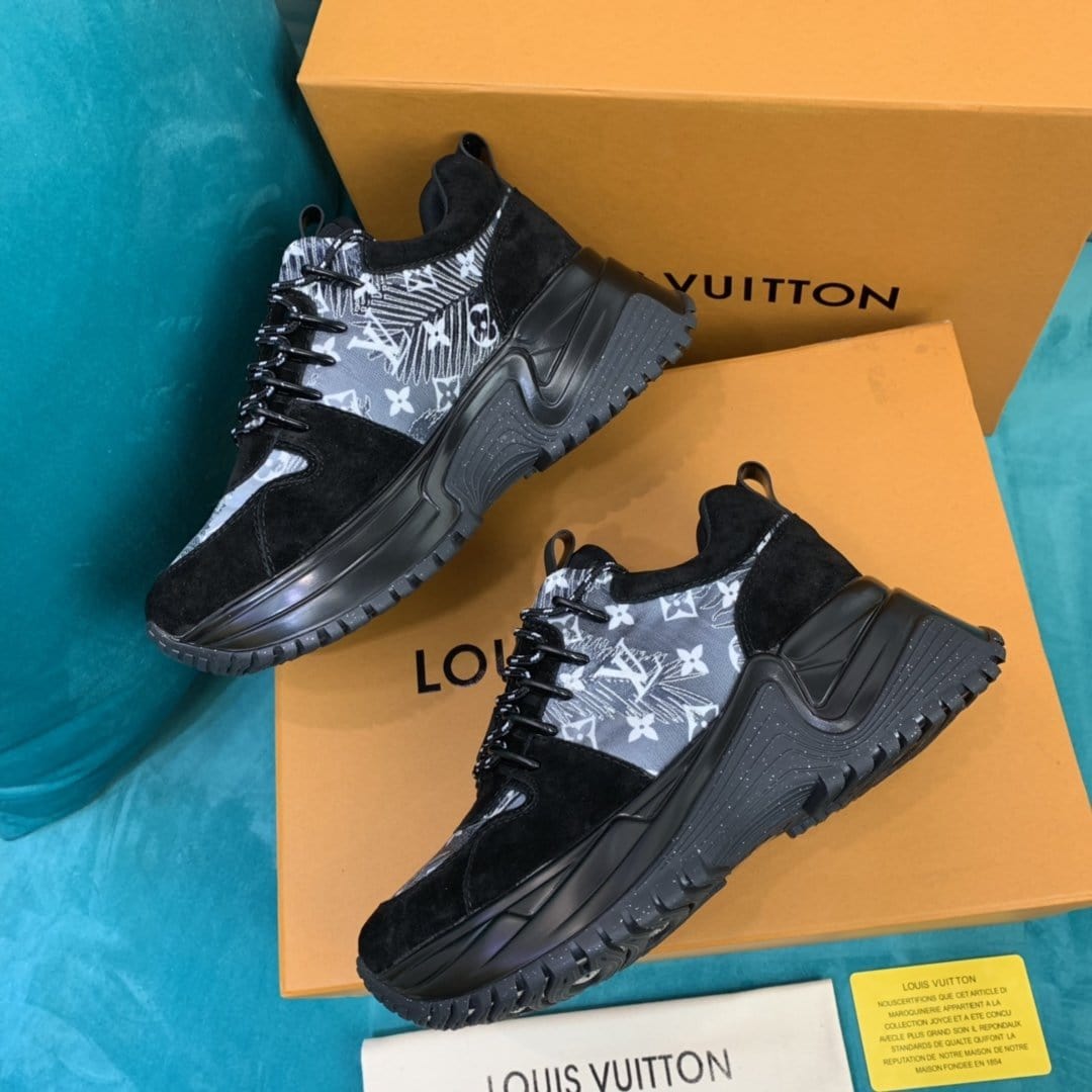 HypedEffect High Top Black Louis Vuitton Sneakers