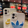 HypedEffect Leather Fabric Adidas And Nike iPhone Cases