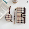 HypedEffect Leather Folio Louis Vuitton And Gucci iPhone Case for iphone 12, iphone 13 + FREE AIRPODS PRO CASE