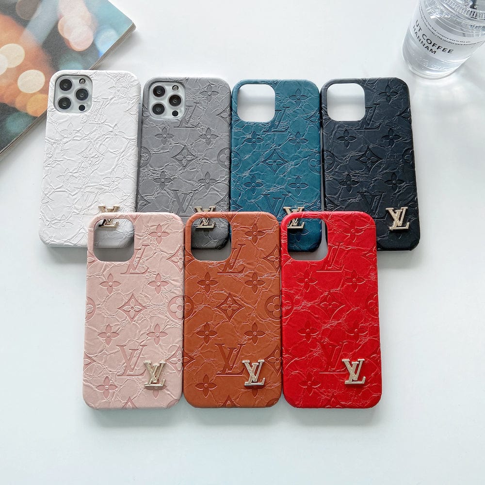 HypedEffect Leather Louis Vuitton iPhone 15 Cases