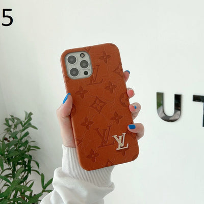 HypedEffect Leather Louis Vuitton iPhone 15 Cases