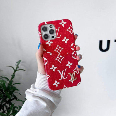 HypedEffect Leather Louis Vuitton Iphone Case