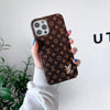 HypedEffect Leather Louis Vuitton Phone Case for iPhone 15