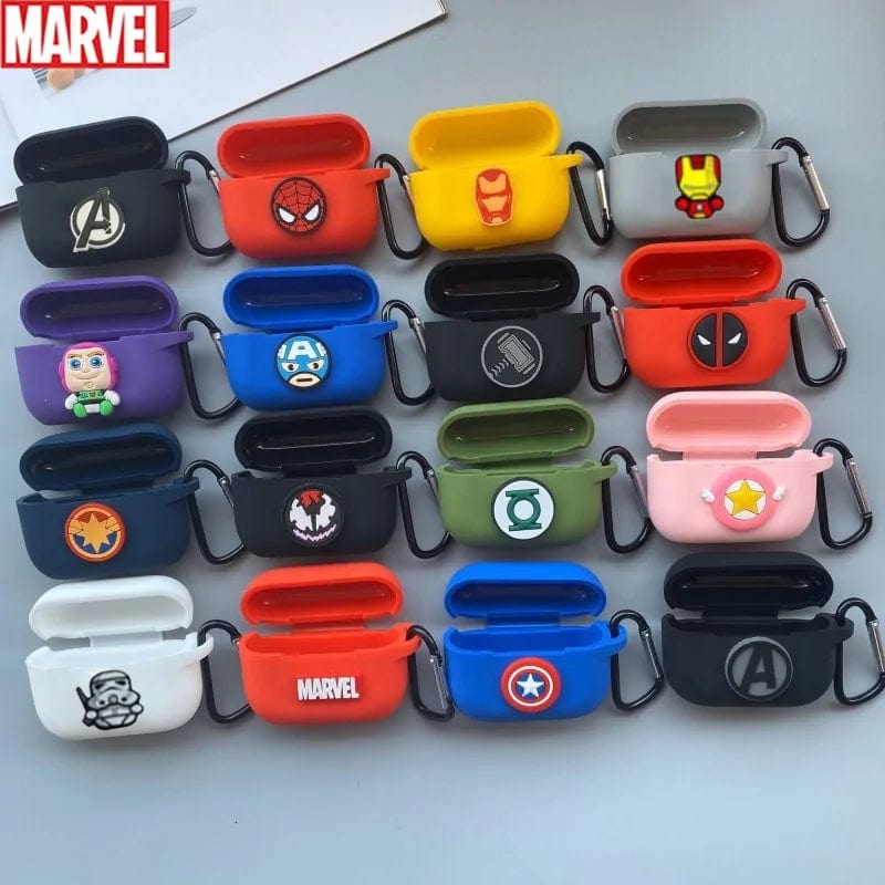 Hypedeffect LLC Cartoon Marvel Avengers Silicone Case For Airpods