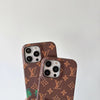 Hypedeffect LLC iPhone 12 - 15 Pro Max Luxury Leather Phone Case  With Phone Protective Cover