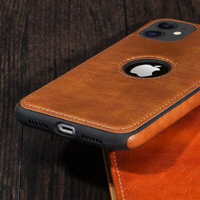 Hypedeffect LLC Solid Color PU Leather Phone Case For iPhones