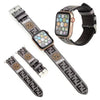 Hypedeffect LLC Watch Bands 38/40/41 mm / Gray Designer Sleek Leather Watch Band 38/40/41/42/44/45/49 mm