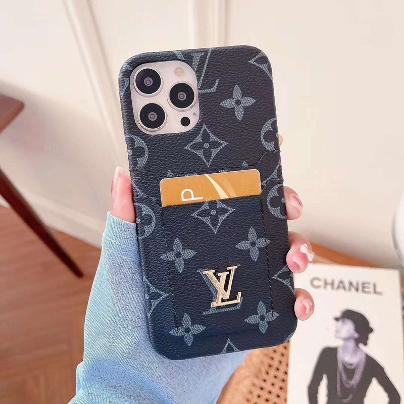 HypedEffect Louis Vuitton And Gucci Double Card Holder iPhone 14 Case