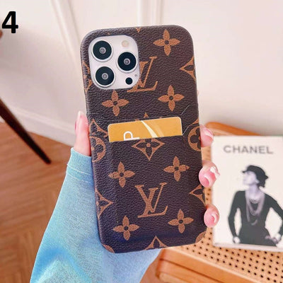 HypedEffect Louis Vuitton And Gucci Double Card Holder iPhone 14 Case