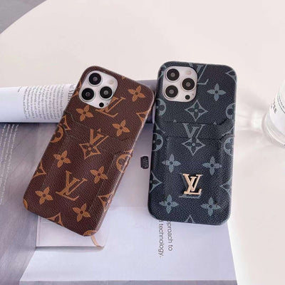 HypedEffect Louis Vuitton And Gucci Double Card Holder iPhone Case