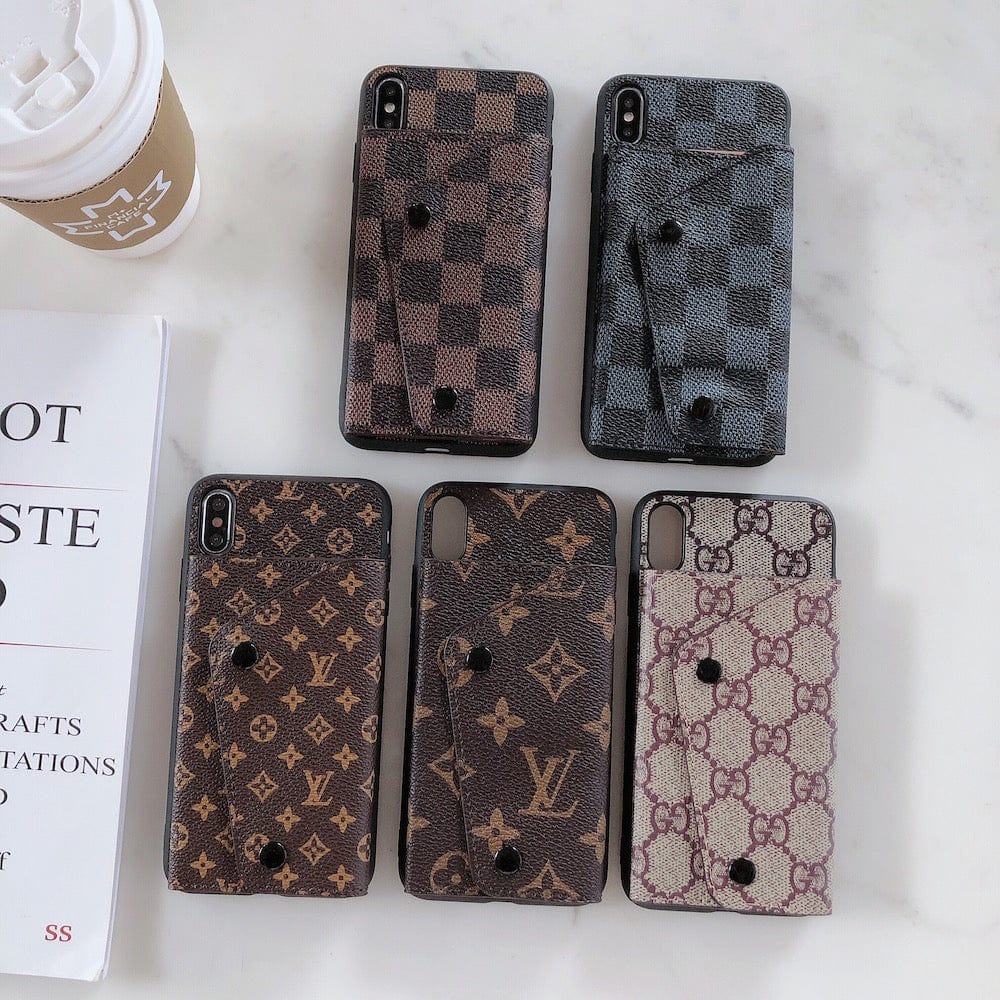 HypedEffect Louis Vuitton and Gucci iPhone Cases with Integrated Wallet