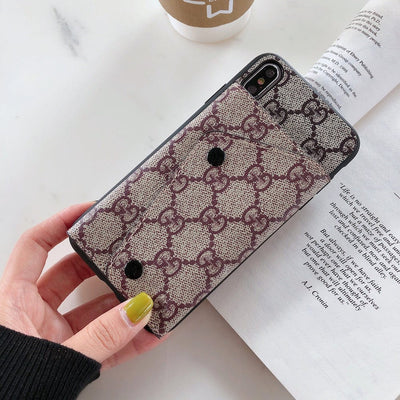 HypedEffect Louis Vuitton and Gucci iPhone Cases with Integrated Wallet