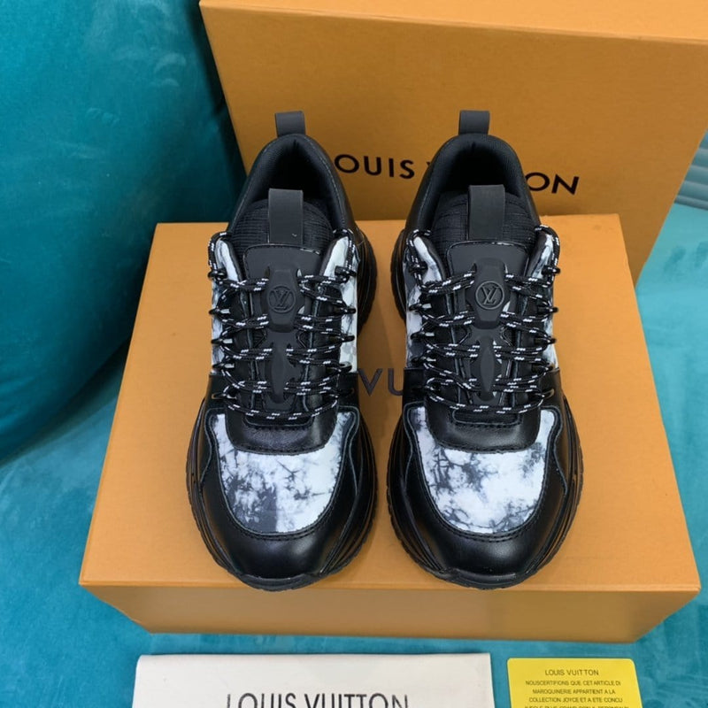 HypedEffect Louis Vuitton Black High Top Sneakers