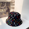 HypedEffect Louis Vuitton Black Rainbow Bucket Hat
