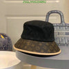 HypedEffect Louis Vuitton Brown Monogram Bucket Hat - Black & Brown