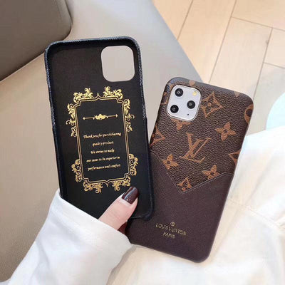 HypedEffect Louis Vuitton Card Holder Case for iPhone