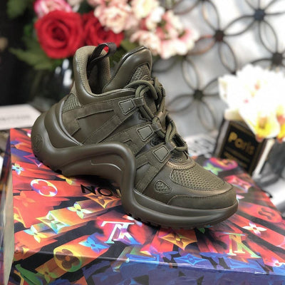 HypedEffect Louis Vuitton Futuristic Dark Green Sneakers