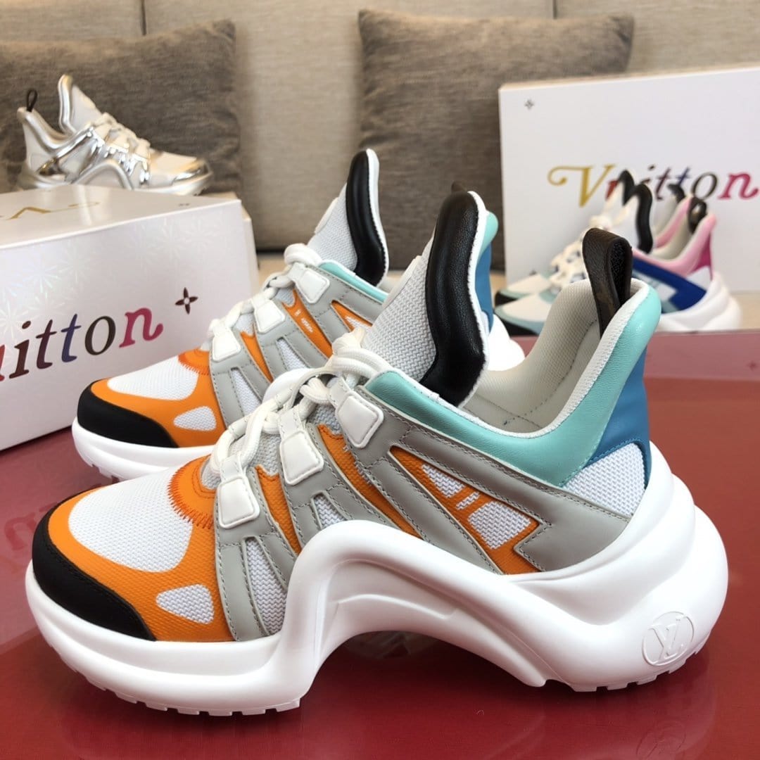HypedEffect Louis Vuitton Futuristic Multi-Color Sneakers for women