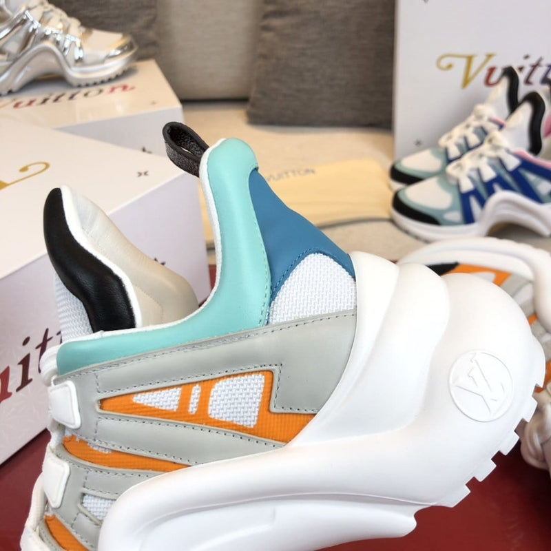 HypedEffect Louis Vuitton Futuristic Multi-Color Sneakers for women