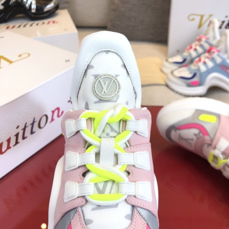 HypedEffect Louis Vuitton Futuristic Pink Sneakers