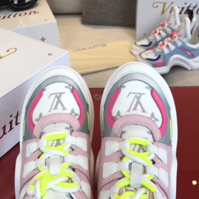 HypedEffect Louis Vuitton Futuristic Pink Sneakers