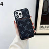 HypedEffect Louis Vuitton iPhone 14 Wallet Case | iPhone 14 Back Pocket Case
