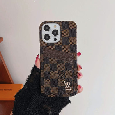 HypedEffect Louis Vuitton iPhone Cases with Extra Pouch - New Edition